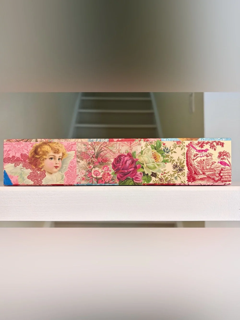 Punch Studio Vintage Floral Jewelry Box Trinket Organizer Keepsake